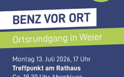 Ortsteiltour – Auftakt in Weier!