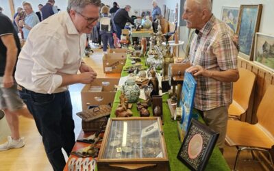 Unterwegs beim Bauern-, Kreativ- und Flohmarkt in Elgersweier