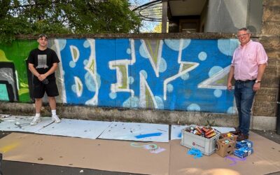 Zweite Grafitti-Aktion